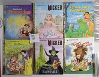 All six Little Golden Books laid out for full view of covers