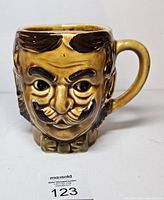 front view showing molded face design