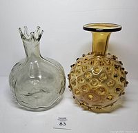 Both vases side by side showing overall forms and relative sizes