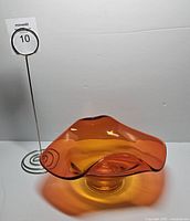 oblique view showing overall shape and color of bowl