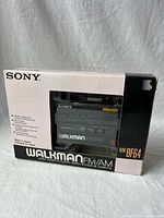 Front of Sony WM-BF64 Walkman retail box