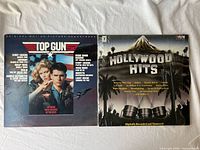 Front covers of both LPs side by side