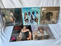 All five LPs arranged for overview