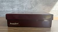 Maroon BeautiFeel shoe box side view