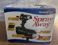 Front of sealed Havahart Spray Away box