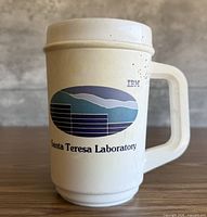 Front view showing IBM Santa Teresa Laboratory graphic