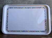 Top view of tray showing full surface and pattern