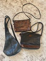 Overview of three Roland Leather bags