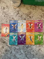 Group shot of all nine Rainbow Magic books