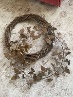 Both wreaths side by side