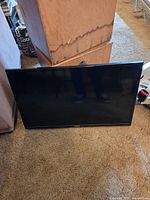 Front view of Samsung 32" flatscreen TV