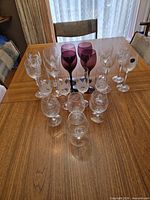 All 20 pieces arranged on table