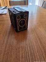 Front view of Agfa Synchro Box camera