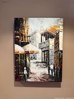 Front view of canvas print showing entire artwork