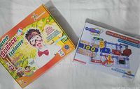 Two boxed kits: Explosive Science and Snap Circuits Junior