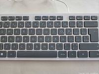 Close-up of central key area