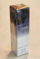 Front angled view of sealed Giorgio Armani Code perfume box