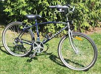 Left side view of entire Minelli Leader bicycle