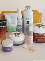 Full lot overview showing all products and pouch