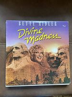 Front cover of Bette Midler "Divine Madness" LP showing artwork