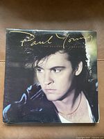 Front cover of Paul Young ‘The Secret of Association’ vinyl LP