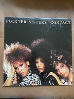 Front cover of Pointer Sisters Contact vinyl album