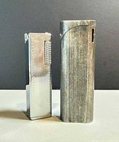 Front view of both lighters side by side