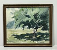 Full view of framed painting