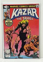 Front cover of Ka-Zar The Savage #1 in plastic sleeve