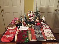 All items displayed on table