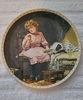 Front view of Victorian Childhood collector plate