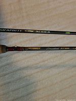 Rod sections showing President and Graphite Series markings