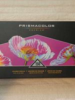 Front of Prismacolor Premier 150 pencil box