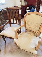 Both chairs side by side showing overall design and upholstery