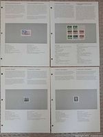 All four album pages laid out