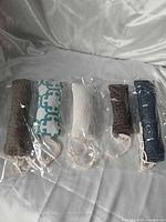 All five cat kick toys sealed in plastic