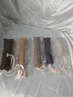 All five packaged catnip toys displayed
