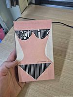 Front cover showing title, author and price