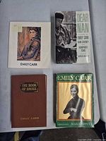 All four books laid out showing covers