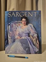 Front cover showing title SARGENT and portrait artwork