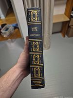 Spine view showing title, author and publisher decoration