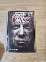 Front cover showing title, author, portrait of Picasso