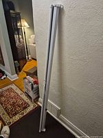 Closed aluminum casing showing overall length