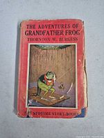 Front cover showing title, author, illustration, wear