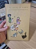 Front cover showing title, cloth texture, color illustrations