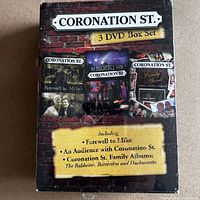 Front view showing title, sealed shrink wrap, and included programmes