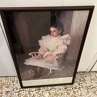 Full view of framed poster