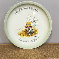 Full view of Holly Hobbie ceramic plate