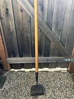 Full view of shovel showing overall length and design