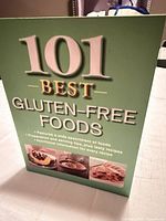 Front cover of 101 Best Gluten-Free Foods cookbook